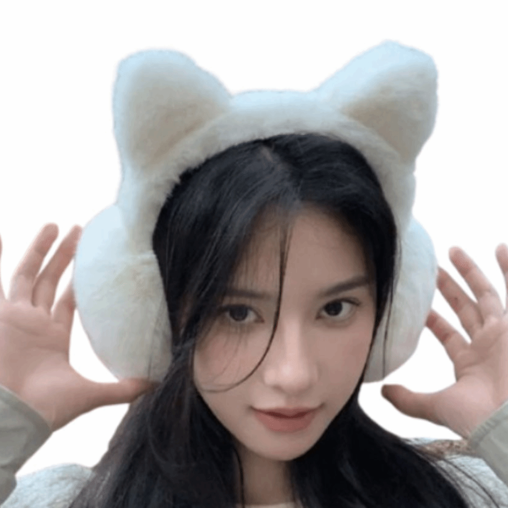 Ear Muff Foldable - Leichte, faltbare Katzen-Ohrenschützer, verdickt, winddicht, warme
