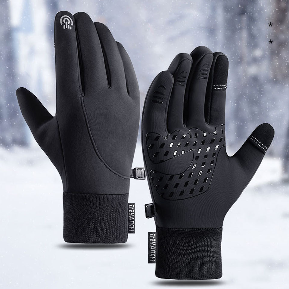 Waterproof Mitten Ski - GTUBIKE Herbst-Winter-Handschuhe für Damen und Herren,