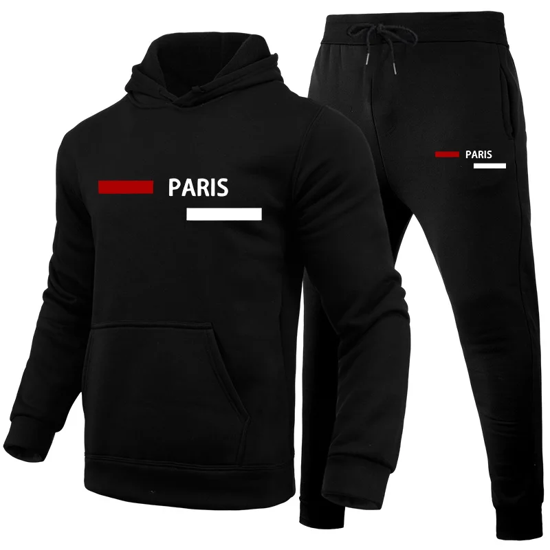Winter Clothing For Men - Herren-Trainingsanzug, Modischer Lässiger Kapuzenpullover mit Jogginghose,