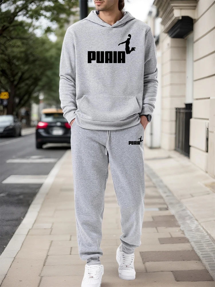 Winter Clothing For Men - Herren-Set/Hoodie/Hose 2026 Herbst Winter Lässiger Sport-Kapuzenpullover