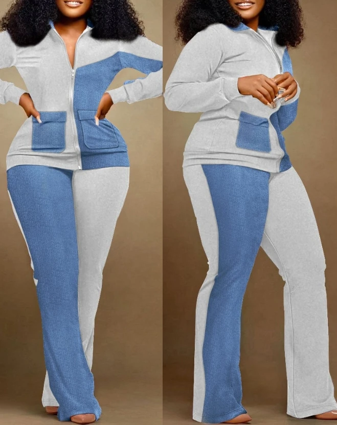 Winter Clothing Sale - CPSYMYM Zweiteiliges Set Damen Outfit Herbst