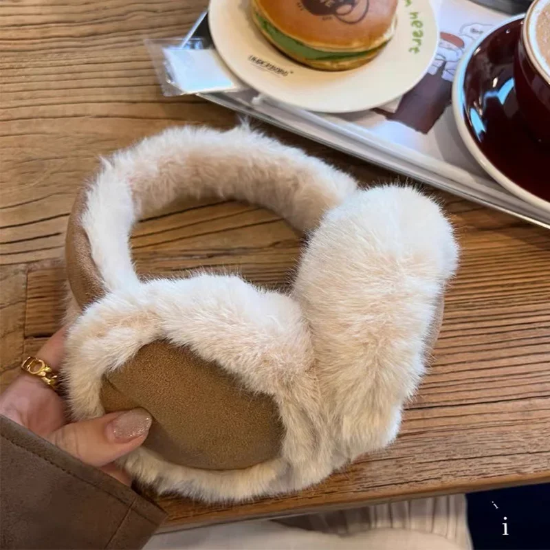 Ear Muff Foldable - Mode Plüsch Ohrenschützer Faltbare Verdicken Wolle