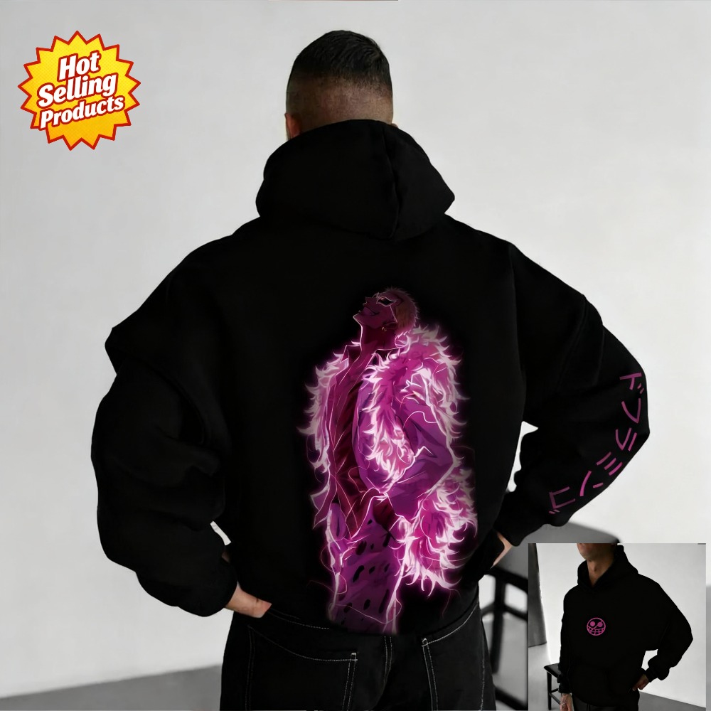 One Piece Hoodie Donquixote Do – Y2K Winter Clothing Bewertung und Preis