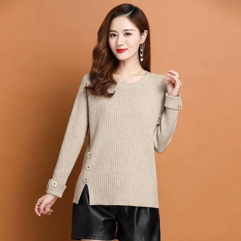Weiße Damenpullover im Harajuk – Winter Clothing Sale Women Bewertung und Preis