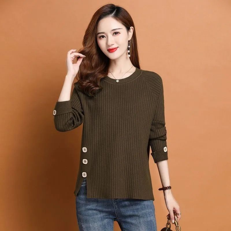 Weiße Damenpullover im Harajuk – Winter Clothing Sale Women Bewertung und Preis