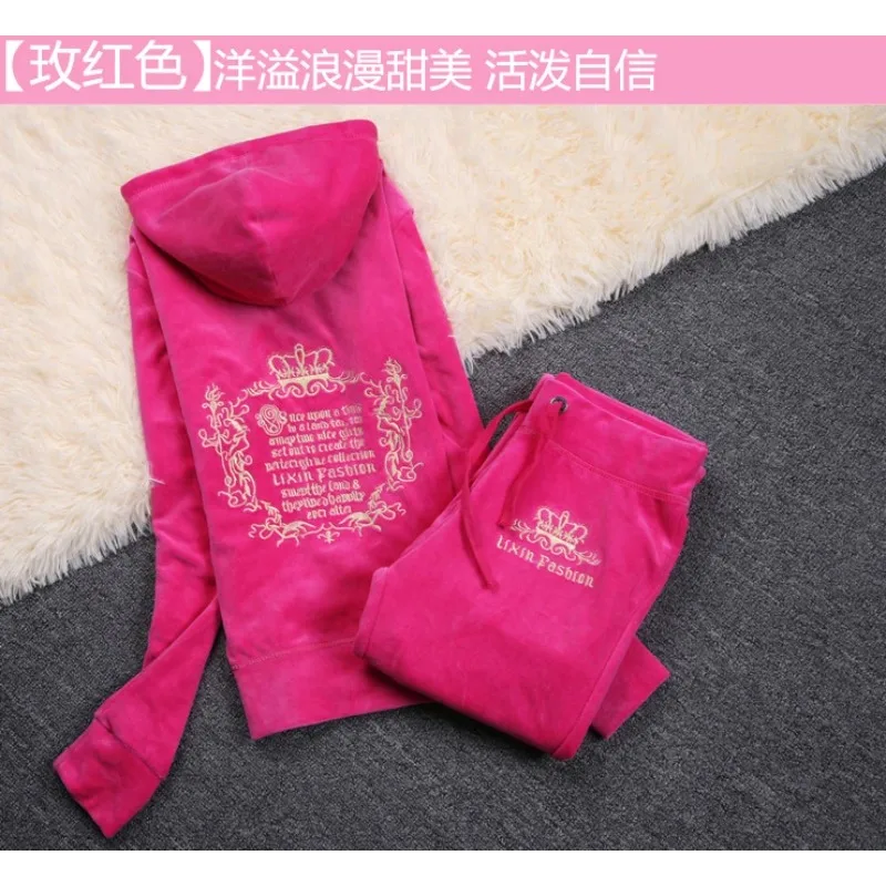 Jc Trainings anzug Frauen Samt – Y2K Winter Clothing Bewertung und Preis