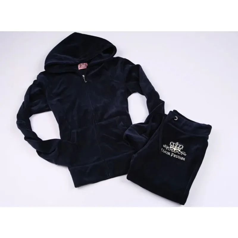 Jc Trainings anzug Frauen Samt – Y2K Winter Clothing Bewertung und Preis