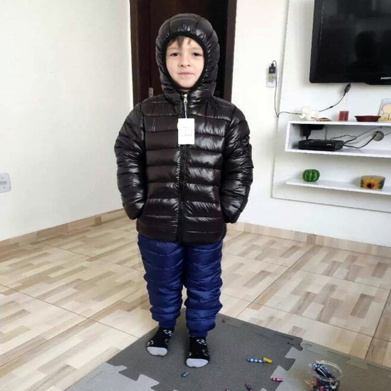Kapuze leichte Daunen jacken K – Winter Clothing Boys Bewertung und Preis