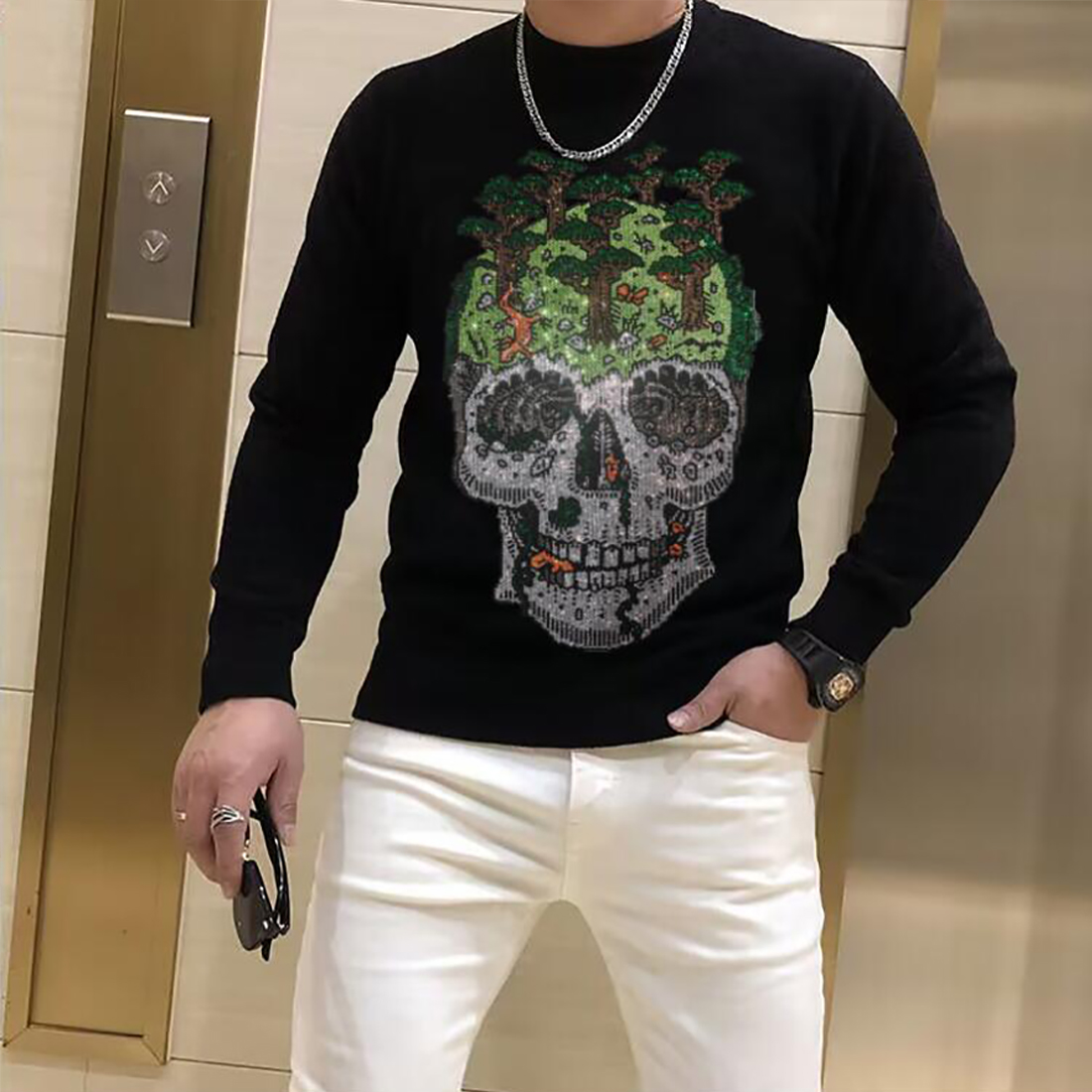 Herren Pullover Pullover trend – Winter Clothing English Bewertung und Preis