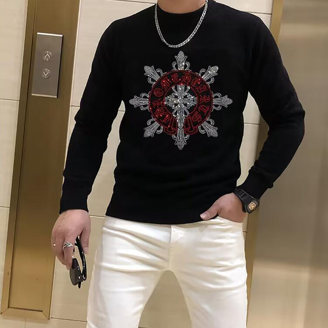 Herren Pullover Pullover trend – Winter Clothing English Bewertung und Preis
