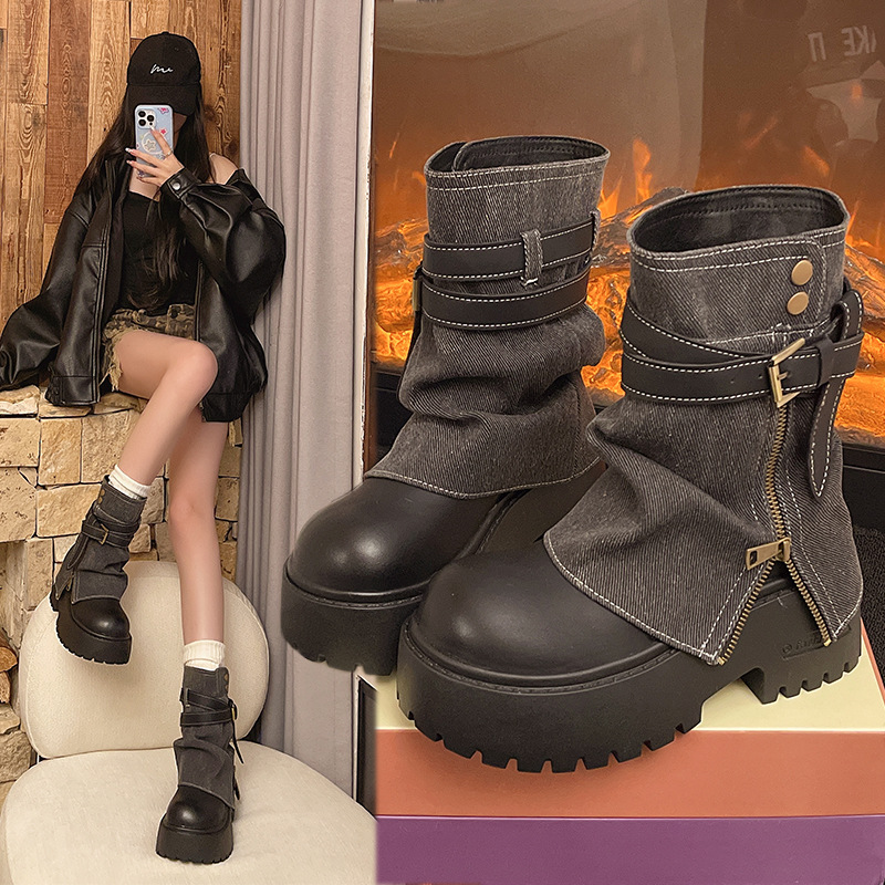 Knöchelhohe Stiefel für Damen, – Winter Clothing Ladies Bewertung und Preis