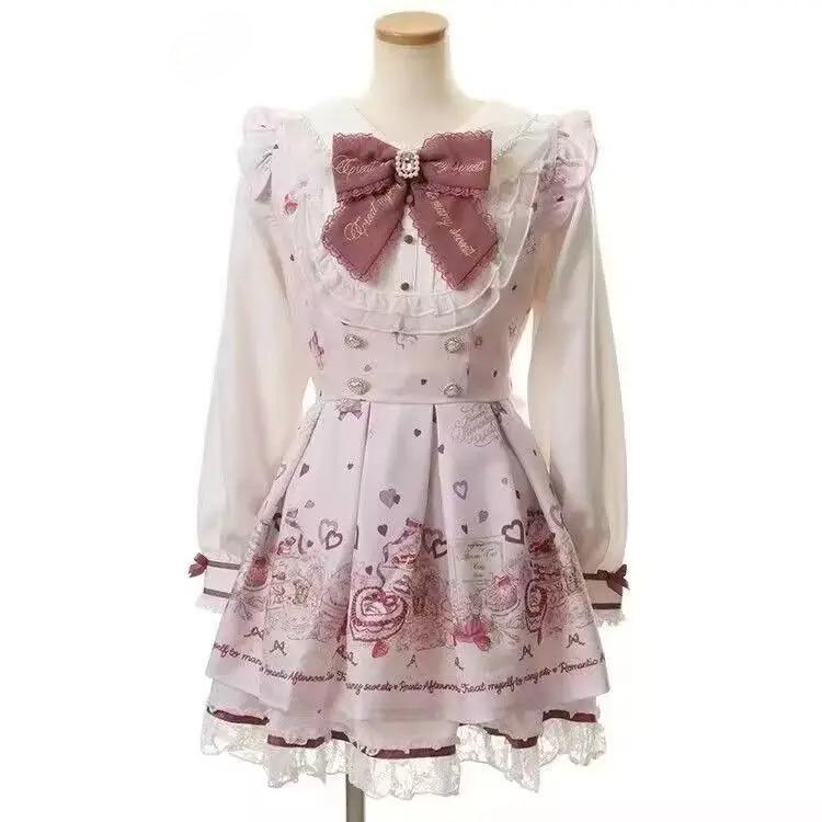 Japanische 2-teilige Kleid-Set – Y2K Winter Clothing Bewertung und Preis