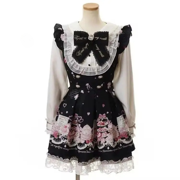 Japanische 2-teilige Kleid-Set – Y2K Winter Clothing Bewertung und Preis