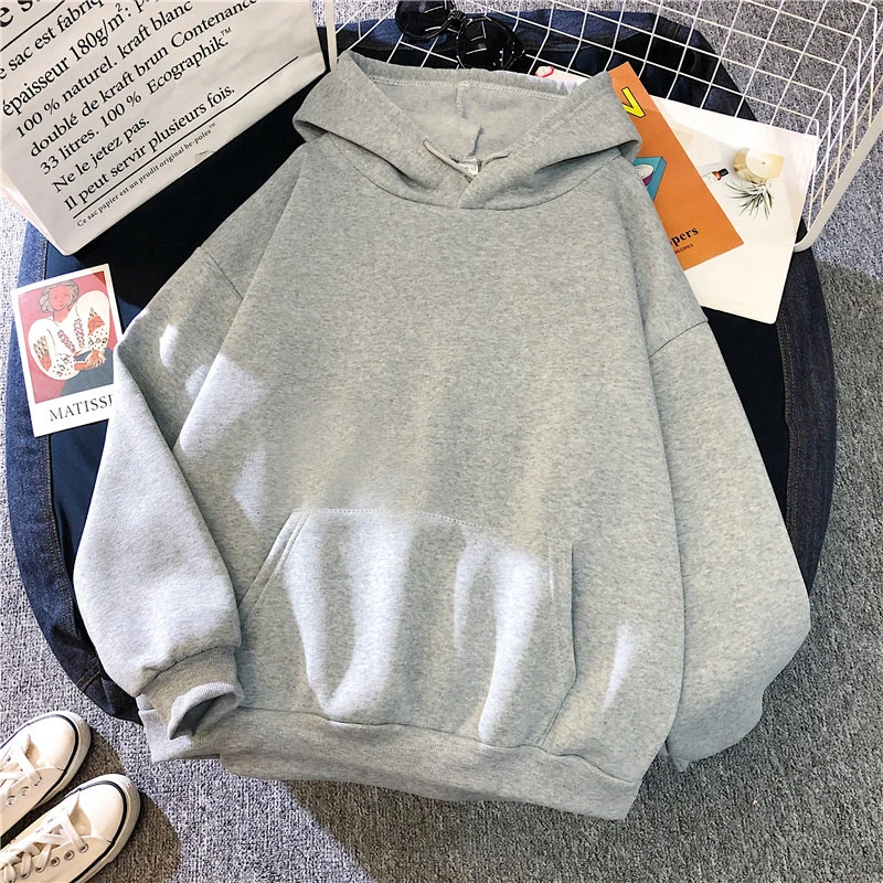 Vereinfachte koreanische Hoodi – Winter Clothing Sale Women Bewertung und Preis