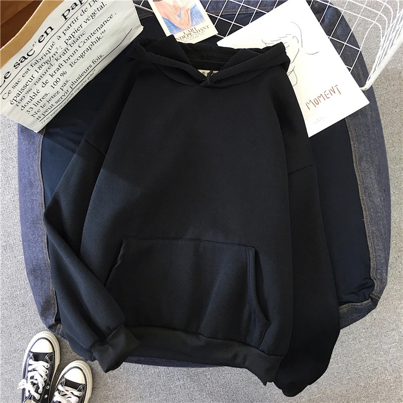 Vereinfachte koreanische Hoodi – Winter Clothing Sale Women Bewertung und Preis